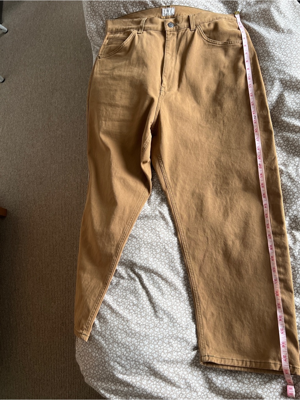 The Wooden Store (Italian brand) Men's Tan Chino Pants - Picture 12 of 16